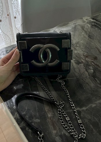 Siyah Deri Chanel Kadın Çanta - Görsel 4