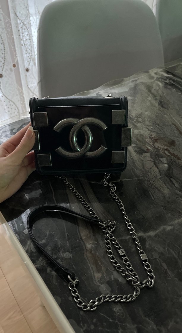 Siyah Deri Chanel Kadın Çanta - Görsel 4