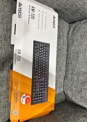 USB Siyah Kablolu Klavye A4tech KM720 F - Görsel 7