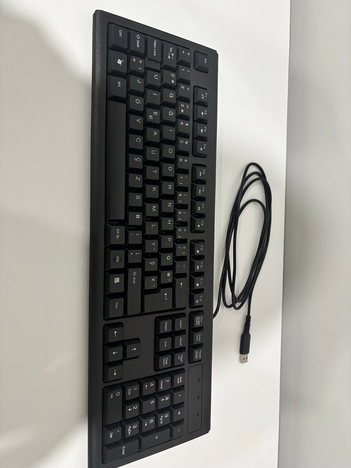 USB Siyah Kablolu Klavye A4tech KM720 F - Görsel 4