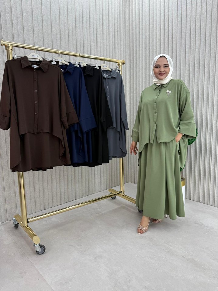 Kadın Uzun Salaş Robe - Görsel 5