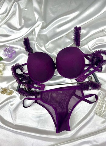 Prenses Model Dolgulu Sütyen Takımı