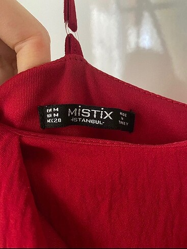 m Beden Kırmızı şort mini elbise