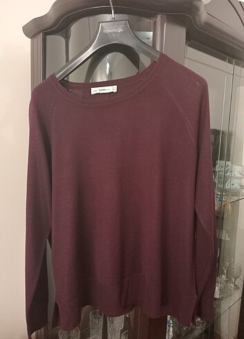 xl Beden bordo Renk Triko kazak