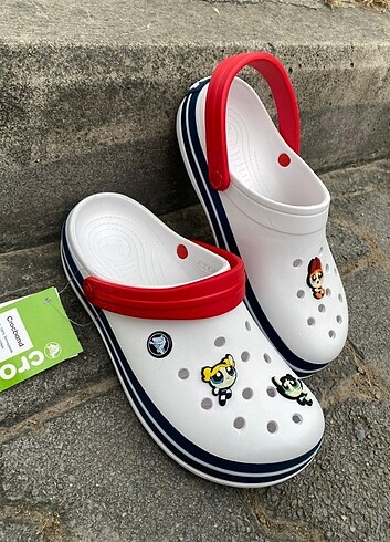 Beyaz crocs terlik