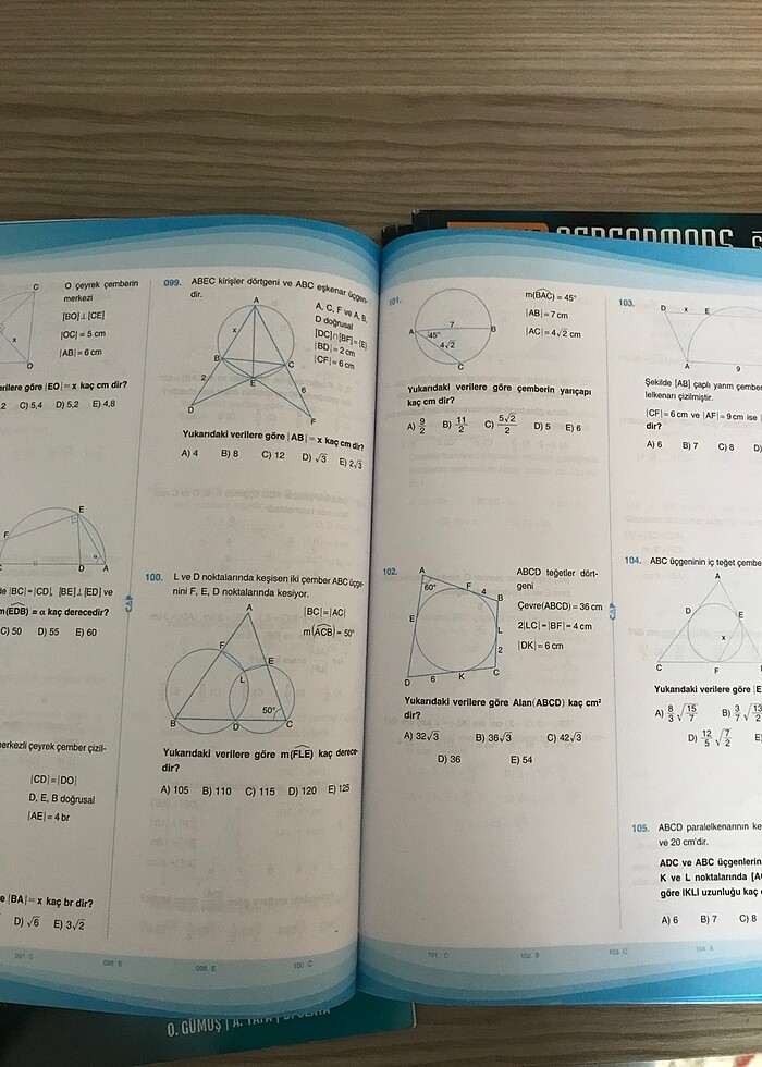 PERFORMANS SERİSİ 300 Soruda Geometri Soru Bankası Set Şeklinde - Görsel 5