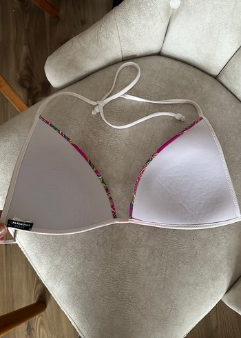Pembe Desenli Bohem Bikini Üstü - Görsel 2