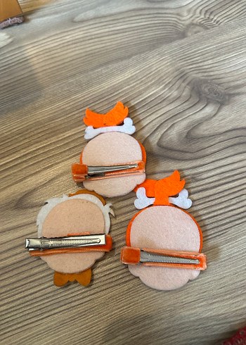 Renkli Pop Kültür Çocuk Saç Tokaları Velcro - Görsel 2