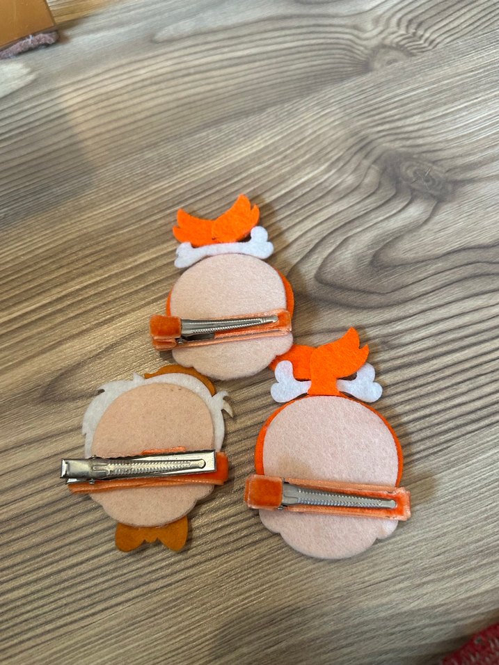 Renkli Pop Kültür Çocuk Saç Tokaları Velcro - Görsel 2