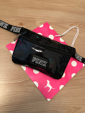 m Beden siyah Renk Victoria Secret Bel Çantası