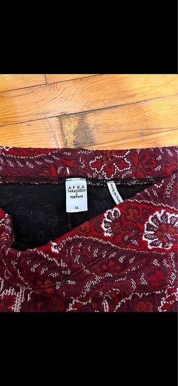 xl Beden bordo pantolon