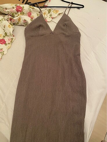 Pull and bear midi boy elbise - Görsel 3