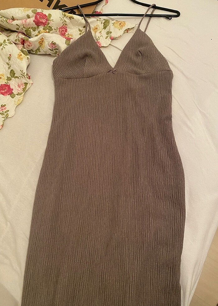 Pull and bear midi boy elbise - Görsel 3