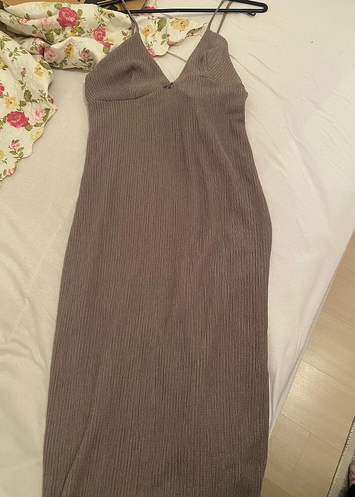 Pull and bear midi boy elbise - Görsel 4