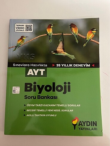 Aydın yayınları ayt biyoloji soru bankası