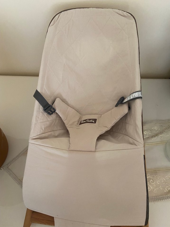 Bej ve Gri Bebek Taşıma Slingi - Görsel 2