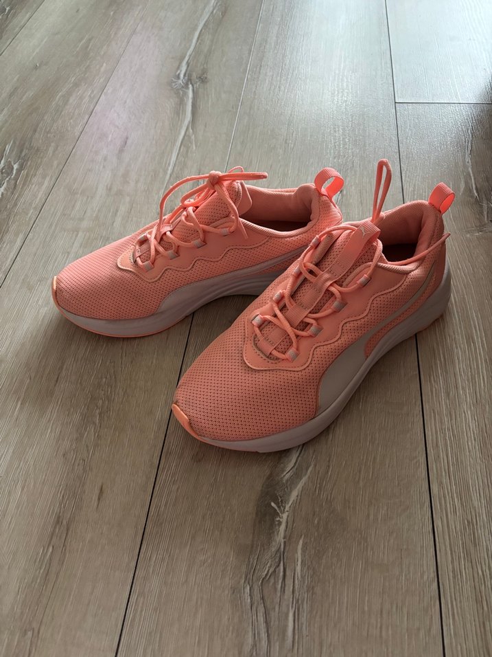 Pembe Bağcıklı Kadın Spor Ayakkabı - Görsel 4