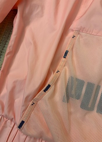 Puma Kadın Pembe Yarım Fermuarlı rüzgarlık - Görsel 3