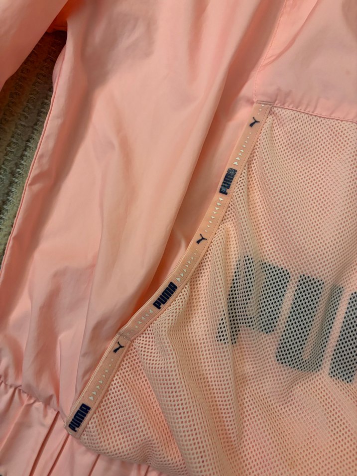 Puma Kadın Pembe Yarım Fermuarlı rüzgarlık - Görsel 3