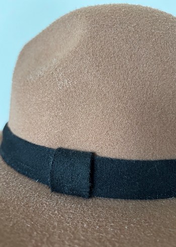 Kahverengi Bohem Kadın Yün Şapka - Görsel 3