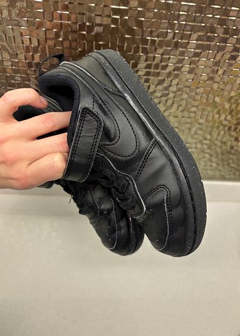 Erkek Çocuk Siyah Cırtlı Spor Ayakkabı - Görsel 3