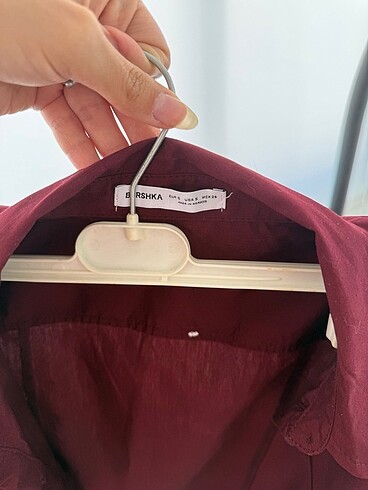 Bershka Bershka çan kollu gömlek