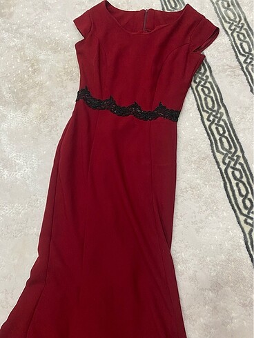bordo özel dikim abiye