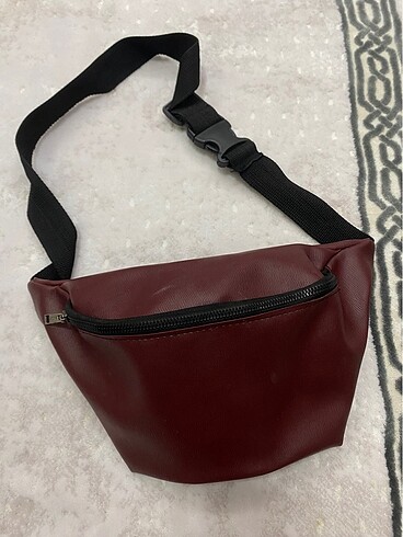bordo bel çanta
