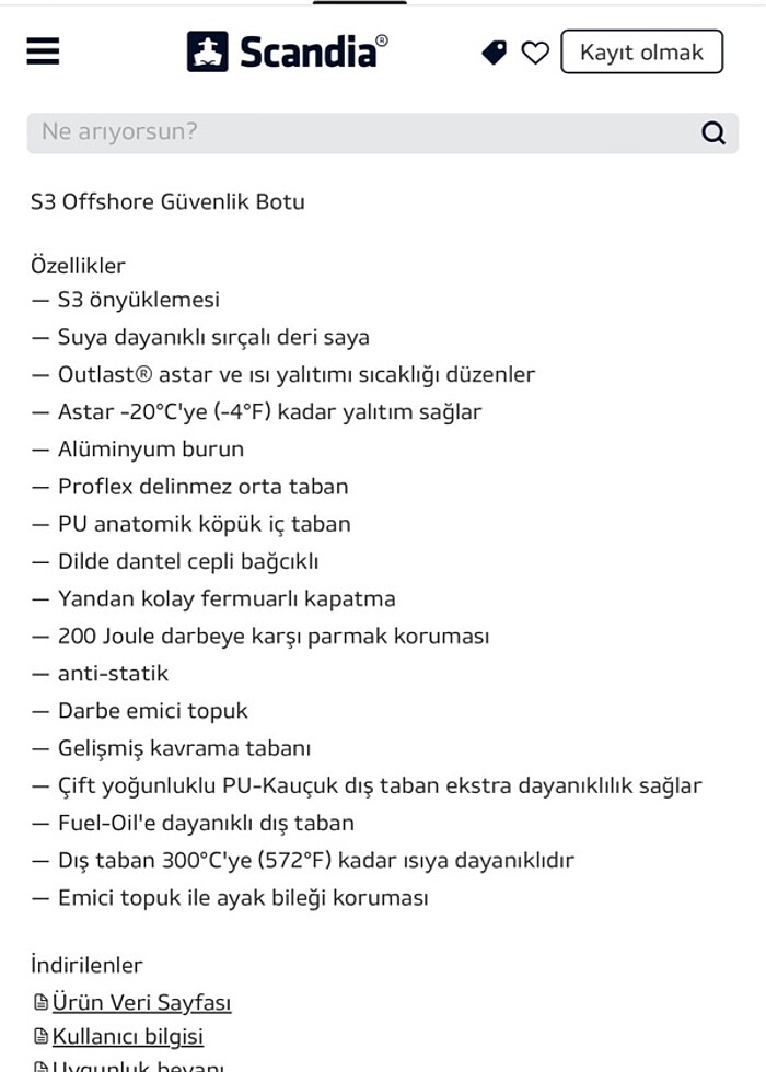 Scandia Safety bot - Görsel 3