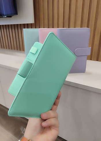  Beden Pastel Renklerde Parlak Deri birikim ajandasi