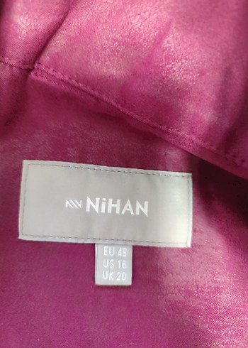 Parlak Mor Kadın Deri Uzun Yağmurluk - Görsel 6