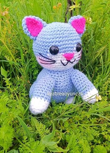 Beden Renk Amigurumi örgü oyuncak kedi