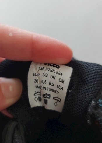 26 Beden çeşitli Renk Erkek Çocuk Çok Renkli Bağcıklı Spor Ayakkabı