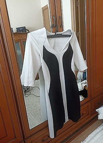 36 Beden beyaz Renk elbise 