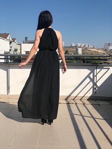 Diğer Siyah uzun elbise