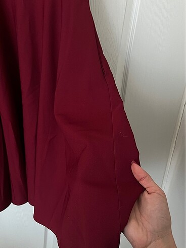 xl Beden Kiloş bordo elbise