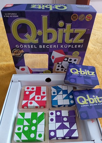  Beden Renk Q.bitz Görsel Beceri Küpleri 4'lü Set