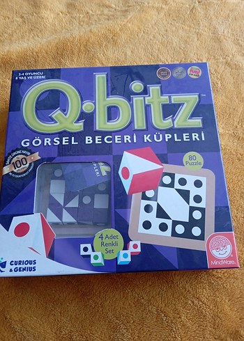 Q.bitz Görsel Beceri Küpleri 4'lü Set