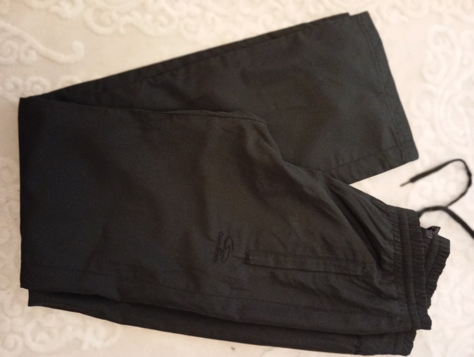 siyah eşofman paraşüt kumaş - Görsel 3