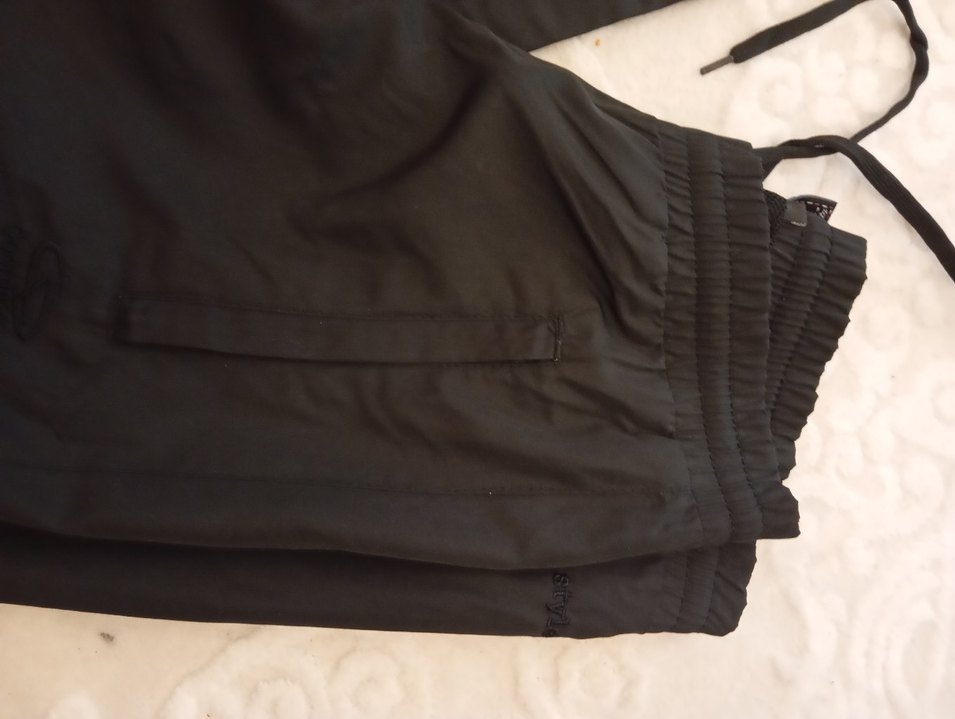 siyah eşofman paraşüt kumaş - Görsel 4