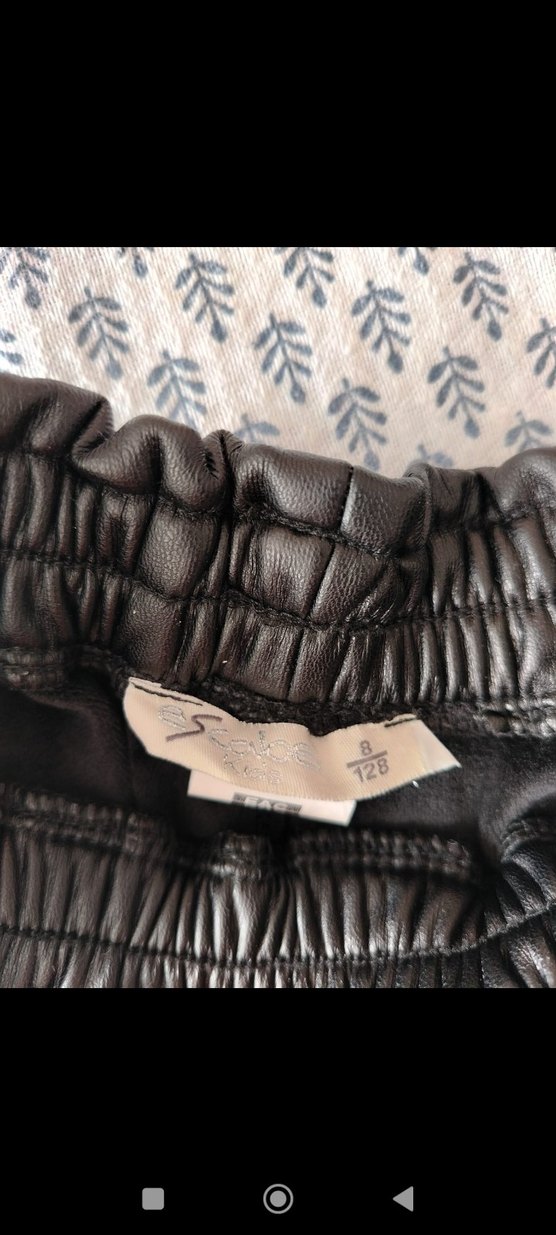 kız çoçuk deri şort - Görsel 3