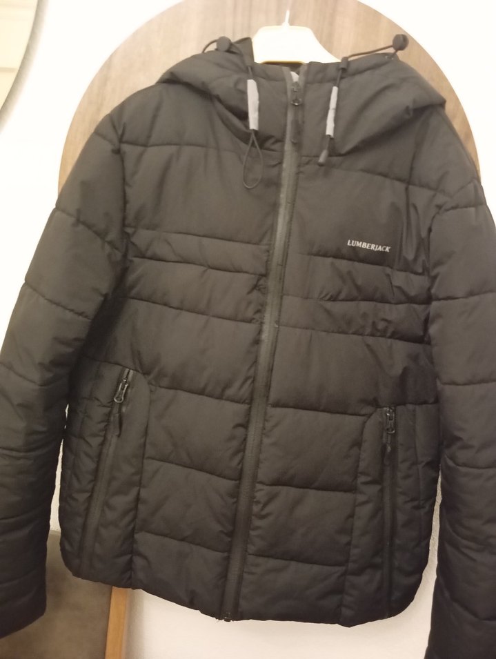 Siyah Fermuarlı erkek çoçuk Kışlık Mont - Görsel 2