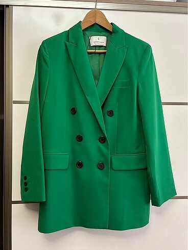 Yeşil blazer ceket
