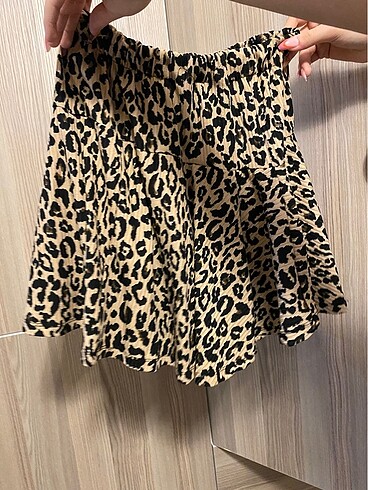 Diğer Mini leoparlı etek