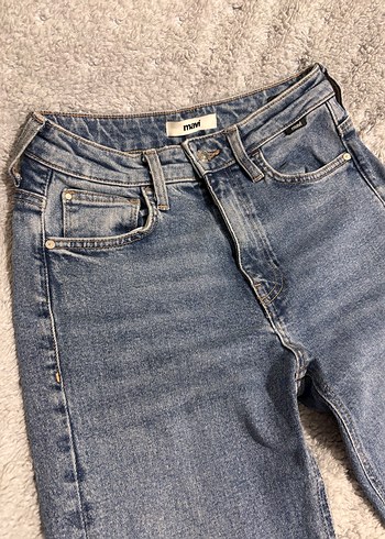 Mavi Normal Boy Kadın Kot Pantolon - Görsel 2