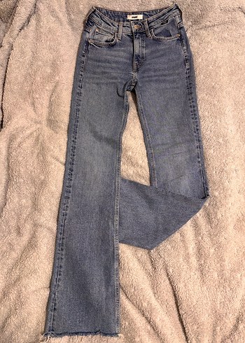 Mavi Normal Boy Kadın Kot Pantolon - Görsel 3