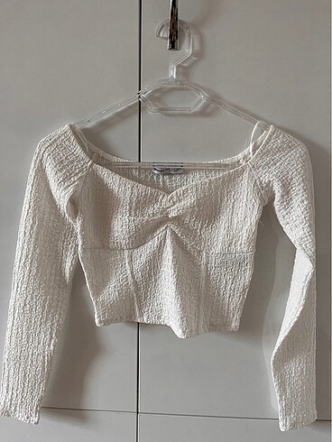bershka gofre crop