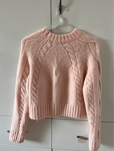 xs Beden bershka pembe kazak