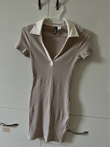 hm polo yaka elbise mini