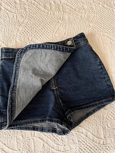 xs Beden mavi Renk pull and bear şort etek